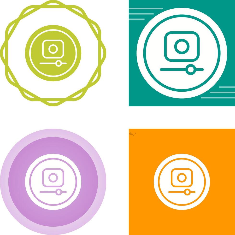 Video Record Button Vector Icon