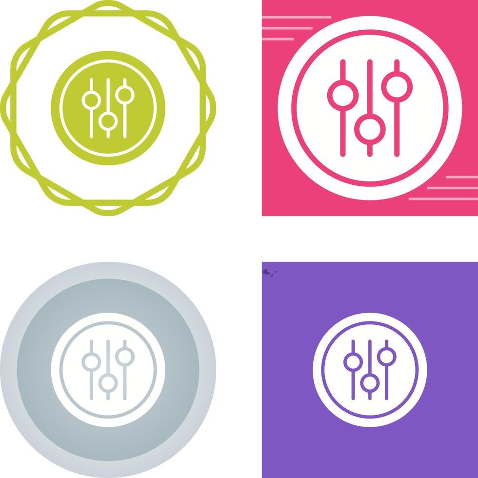 Audio Equalizer Vector Icon