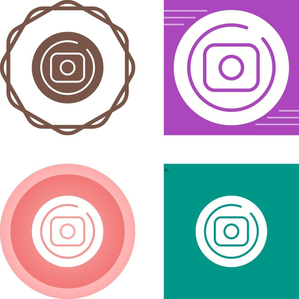 Record Circle Vector Icon