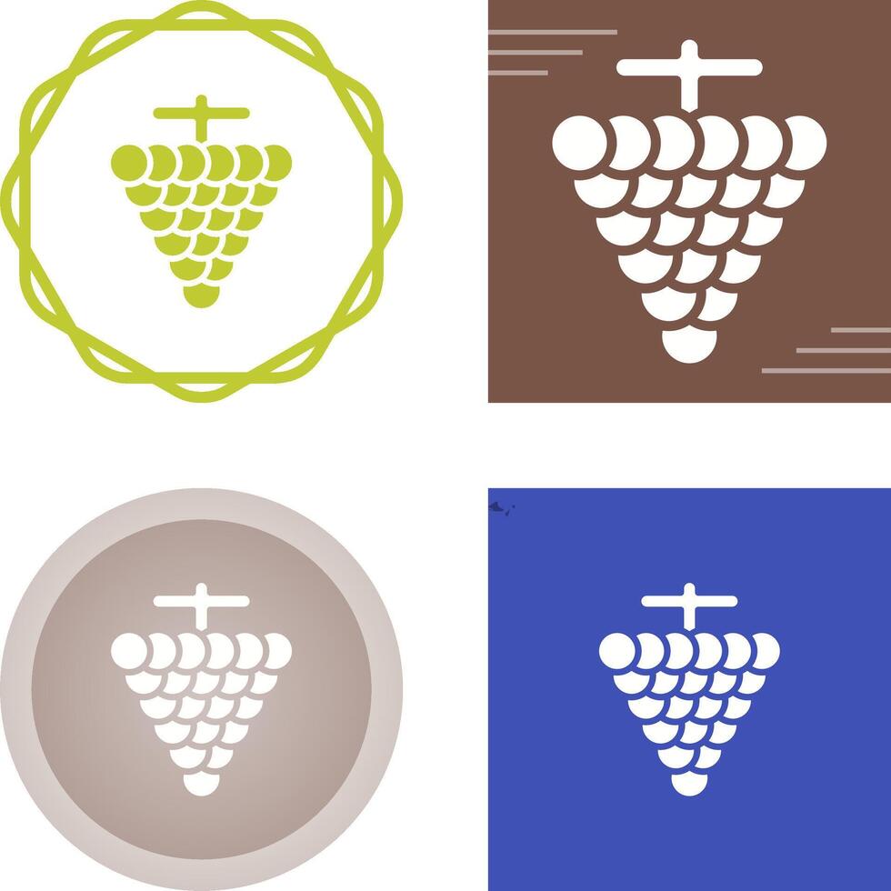 Grapes Vector Icon