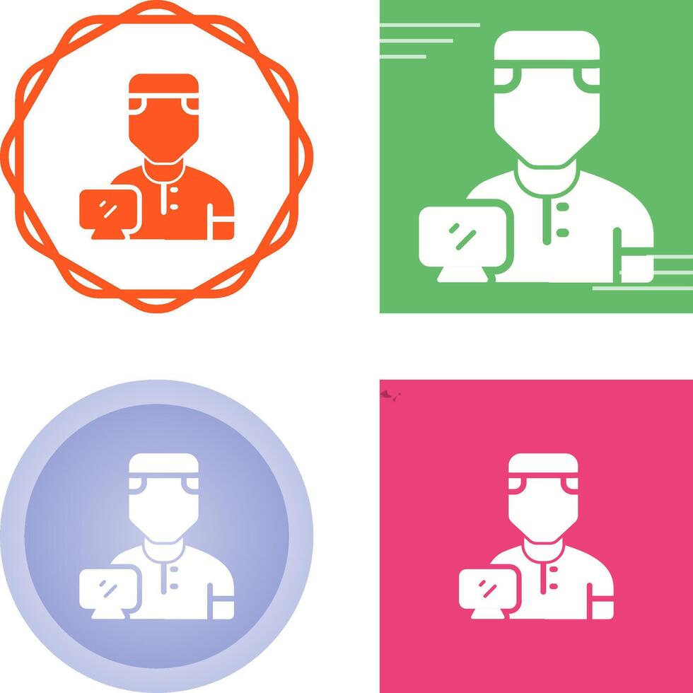 Working Man Vector Icon