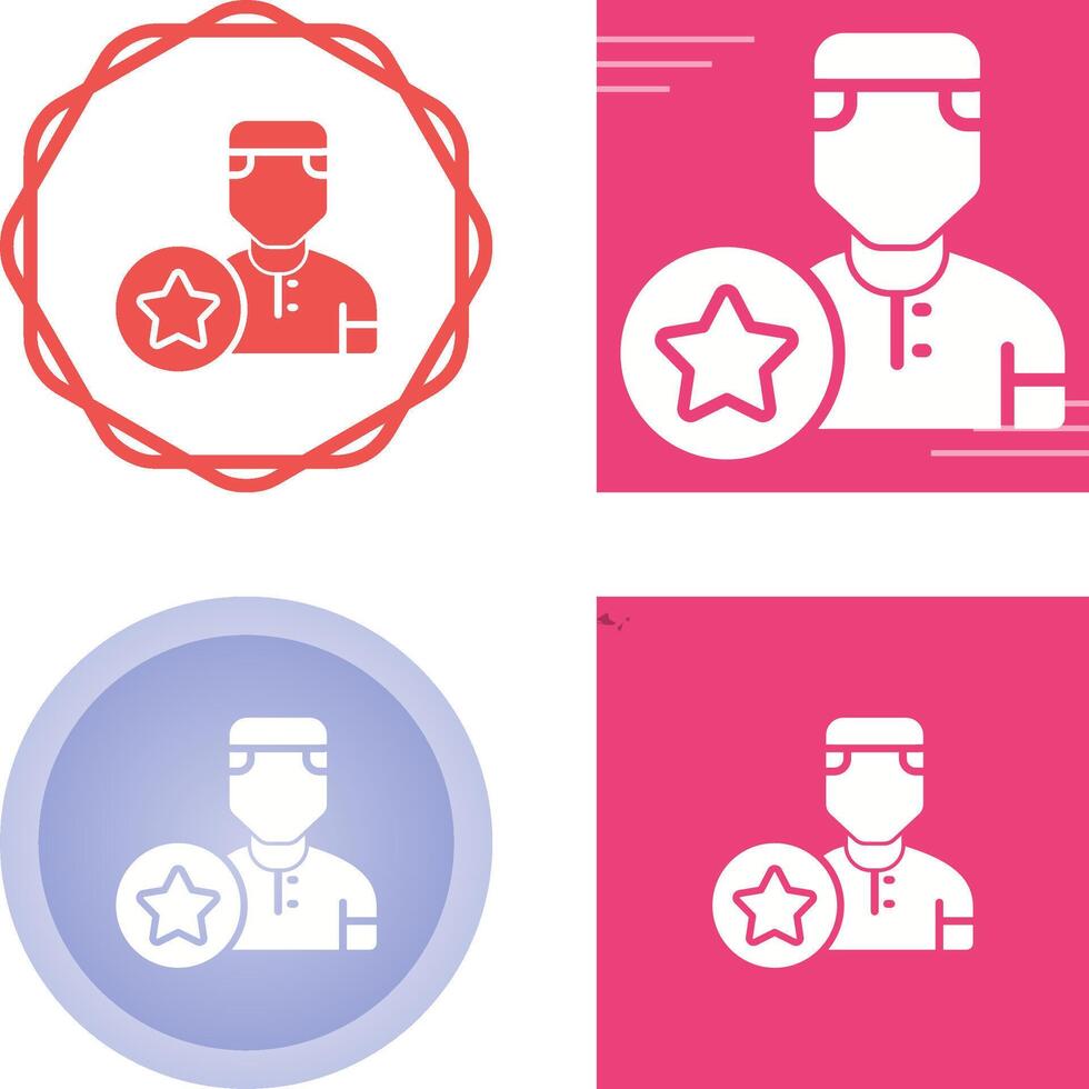Five Star Review Vector Icon