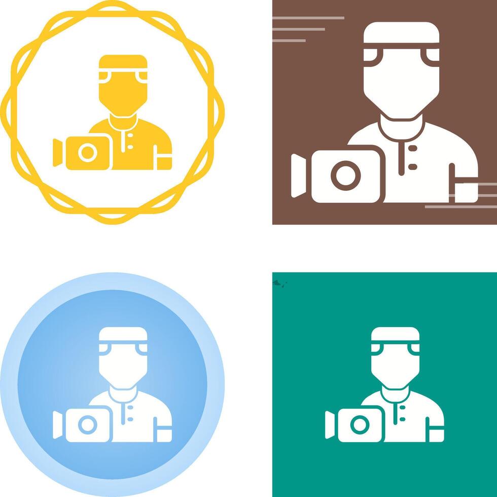 3D Cenima Vector Icon