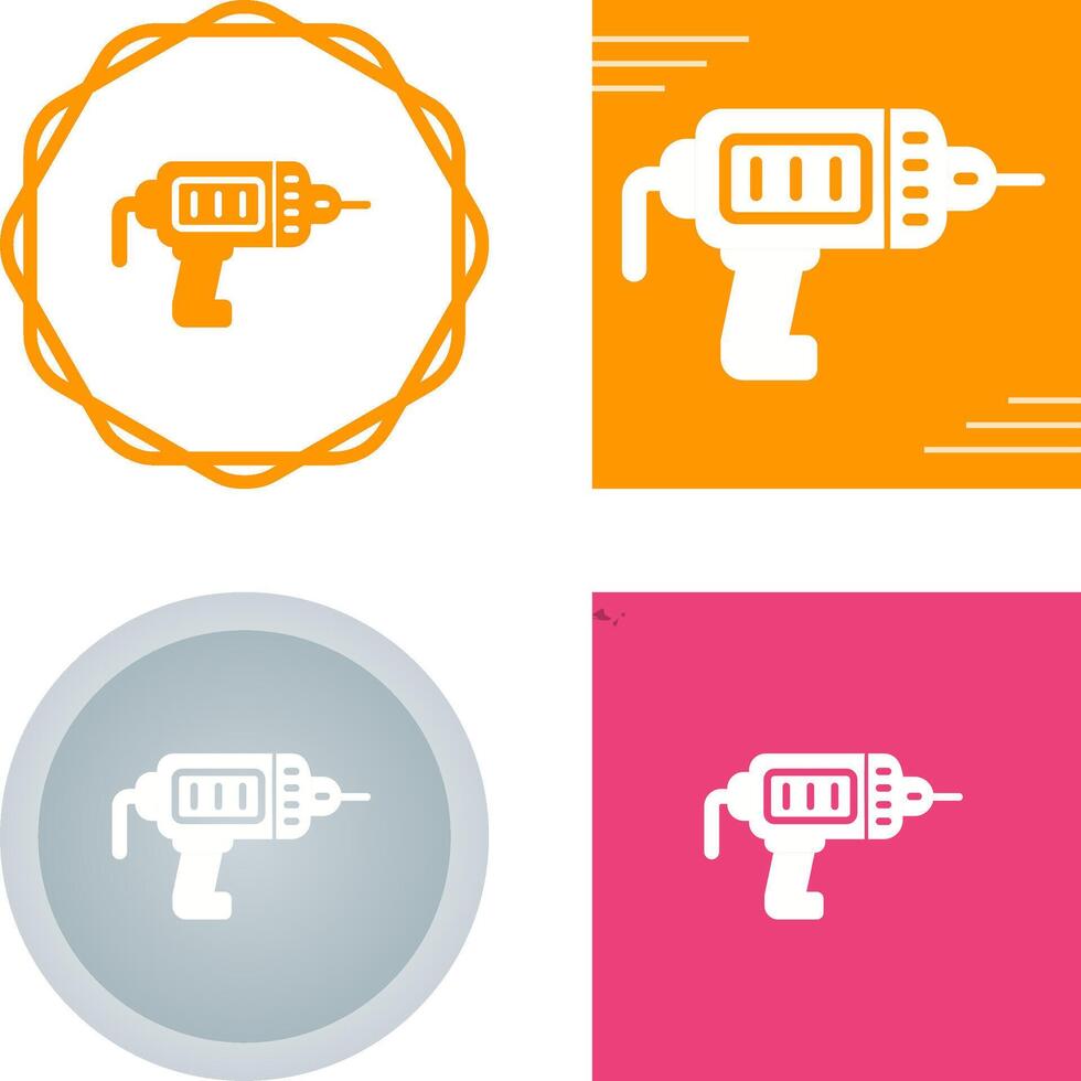Electric Drill Vector Icon