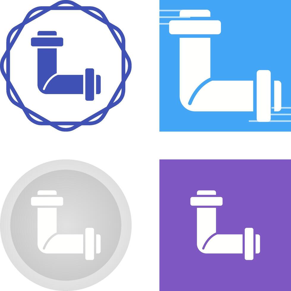 Conduit Coupling Vector Icon