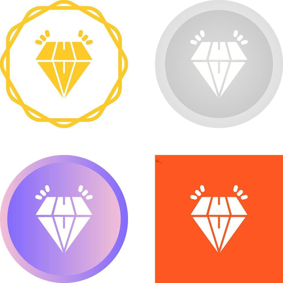 icono de vector de diamante