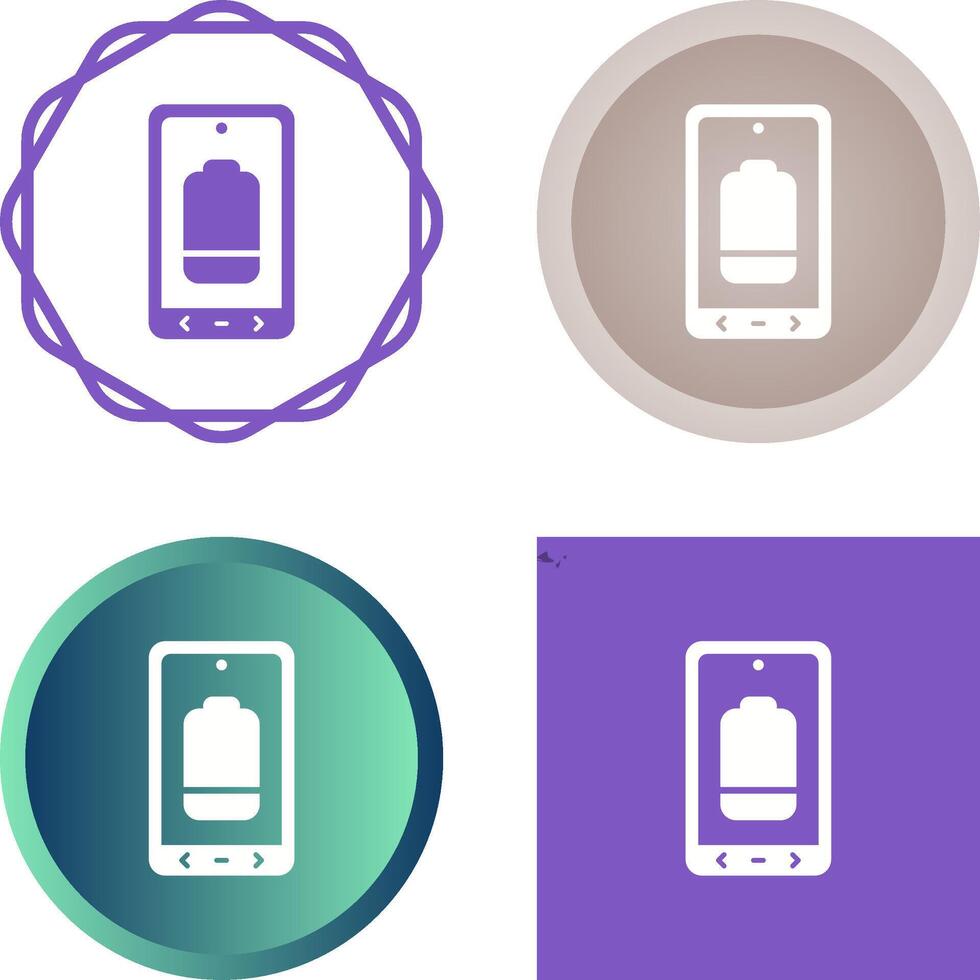 Battery Low Vector Icon