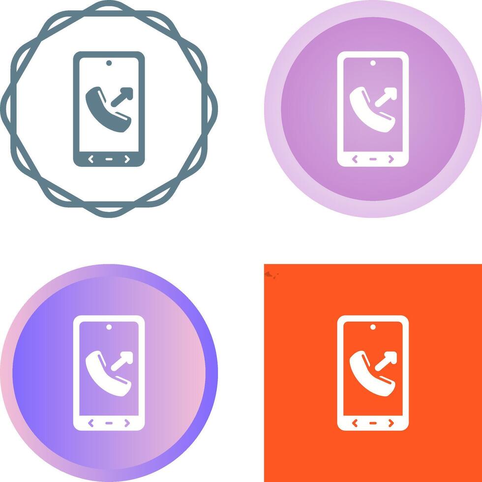 Out Going Call Vector Icon