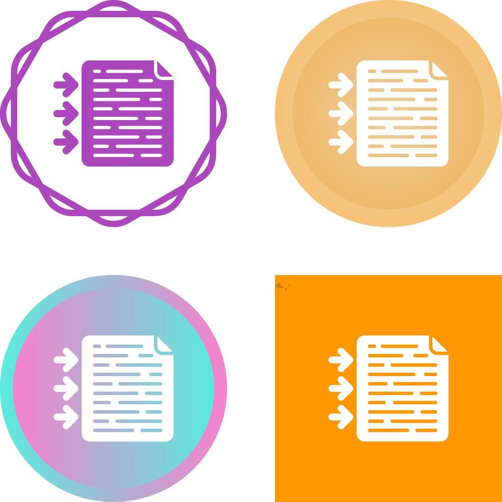 Document Vector Icon