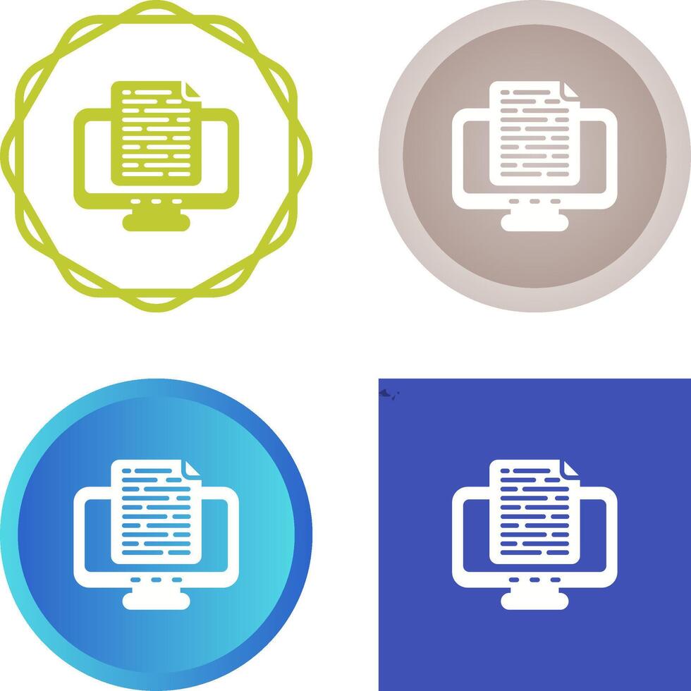 Document Vector Icon