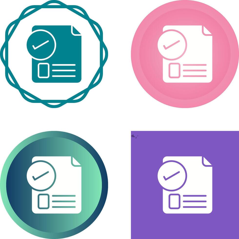 Document Vector Icon