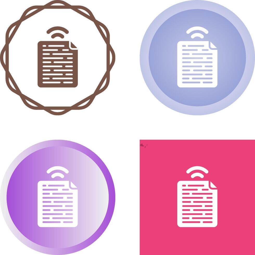 Document Vector Icon