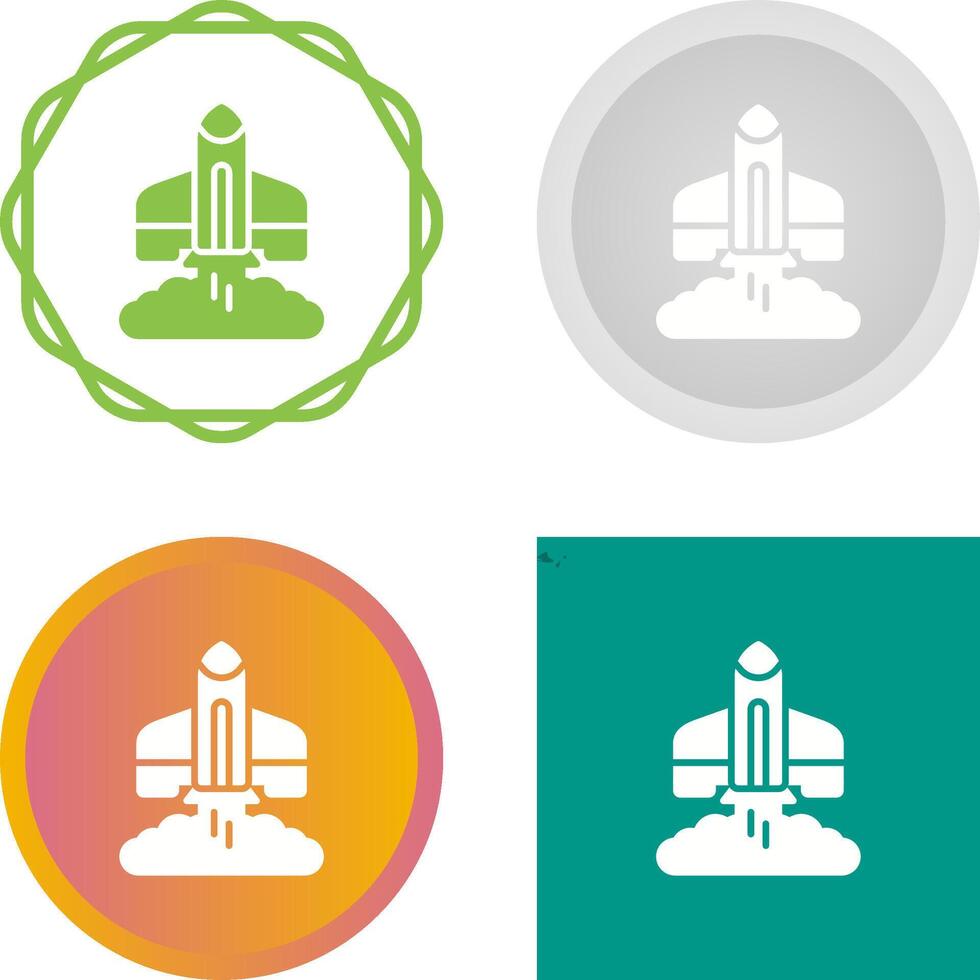 Rocket Launch Vector Icon