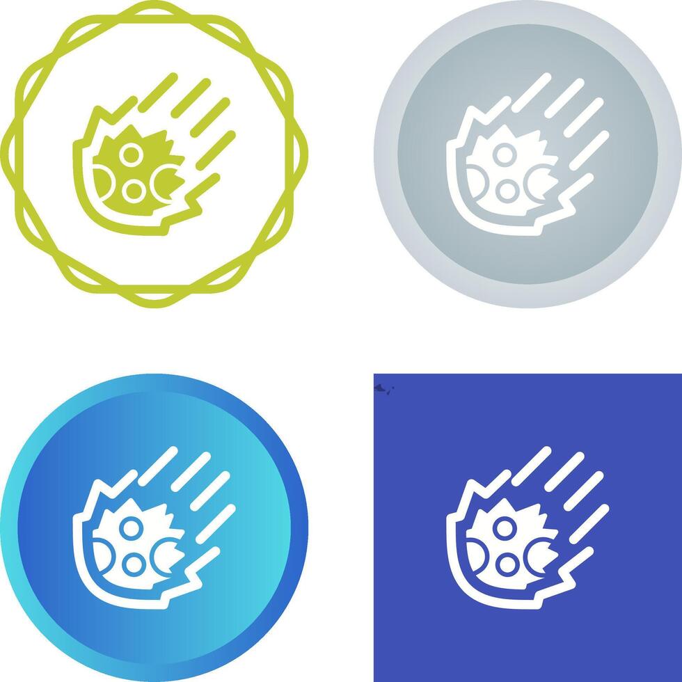 Meteor Vector Icon