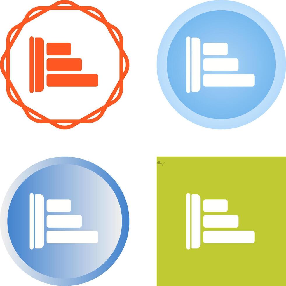 Left Align Vector Icon