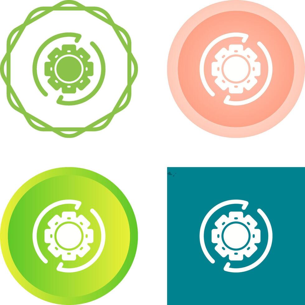 Settings Gear Vector Icon