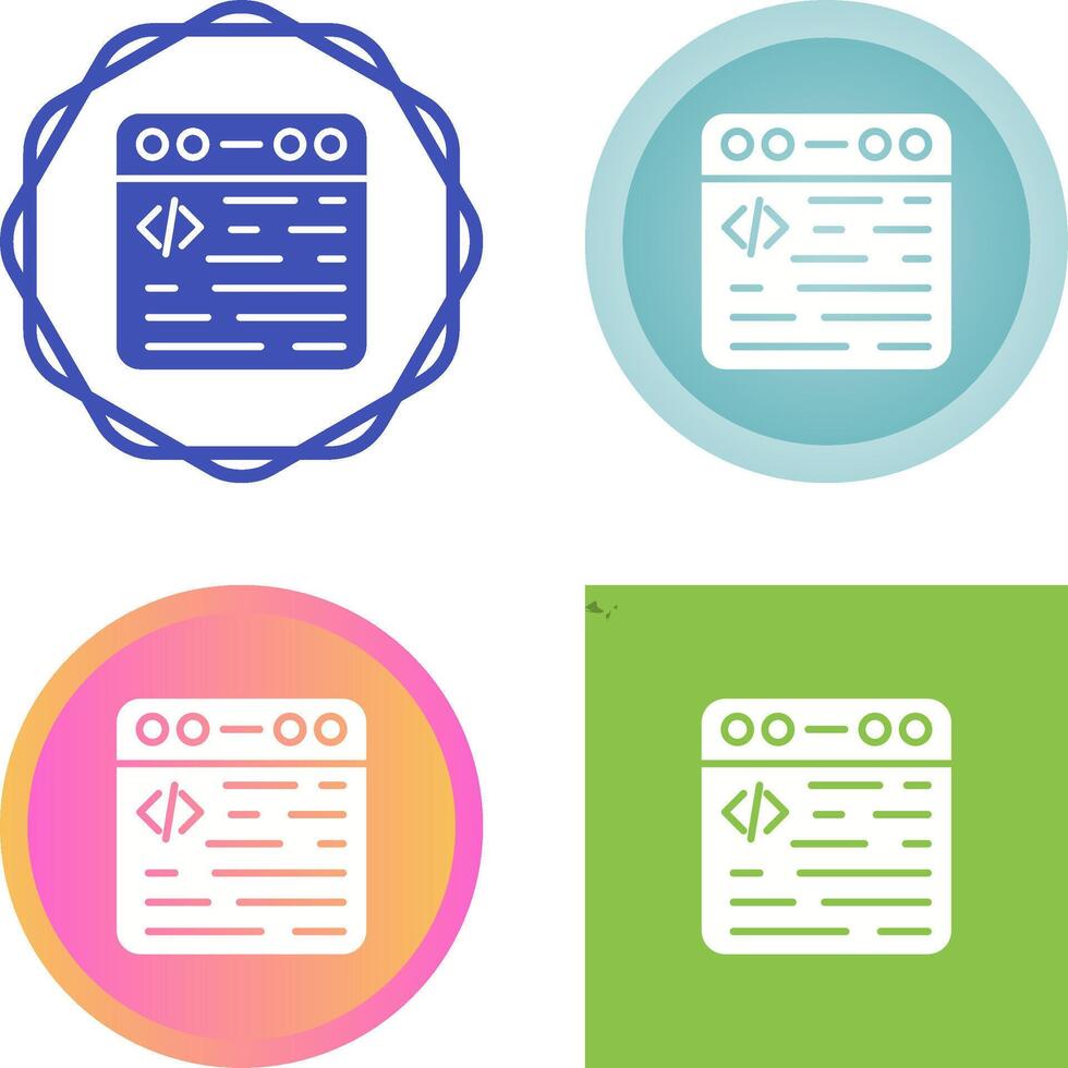 Browser Vector Icon