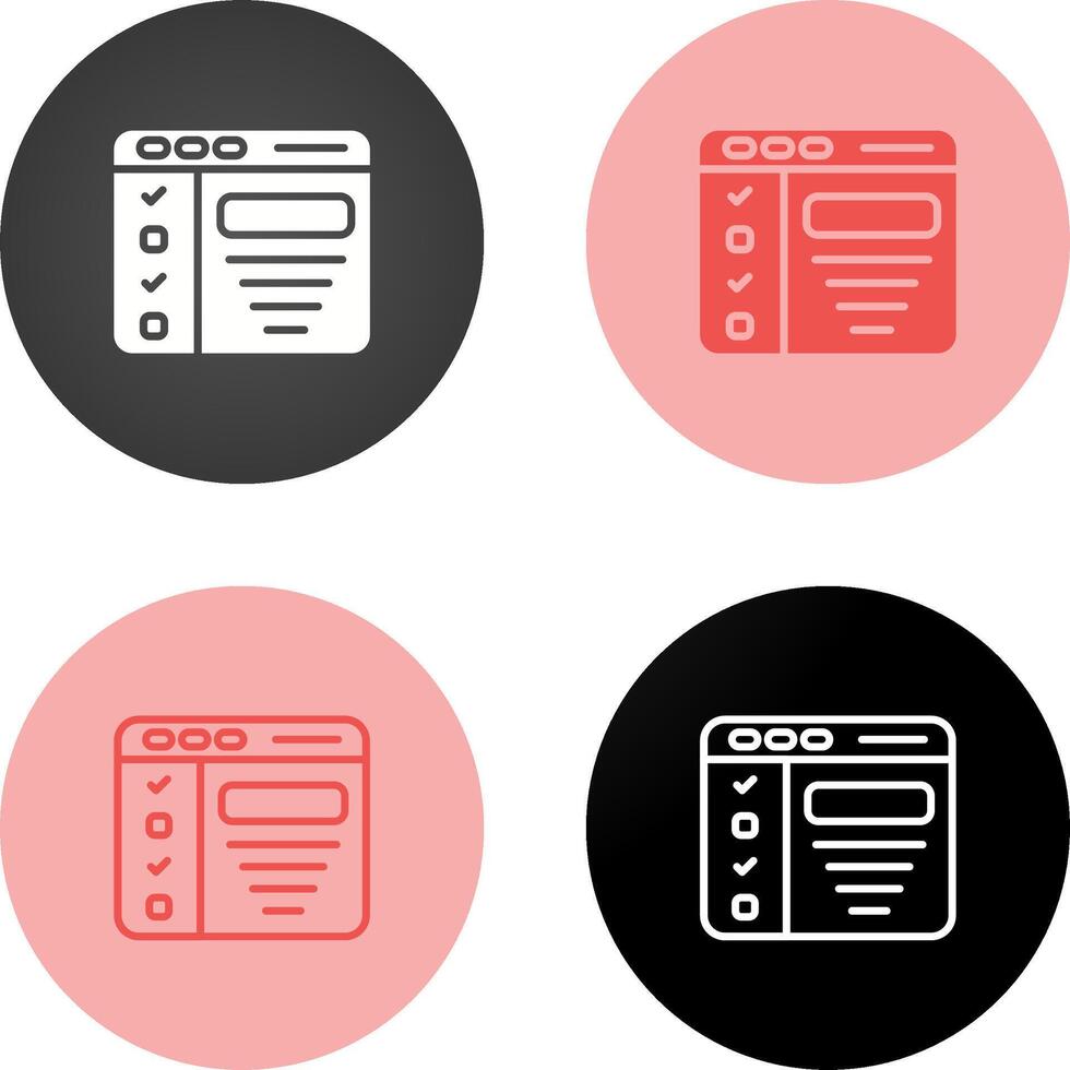 Design Brief Vector Icon