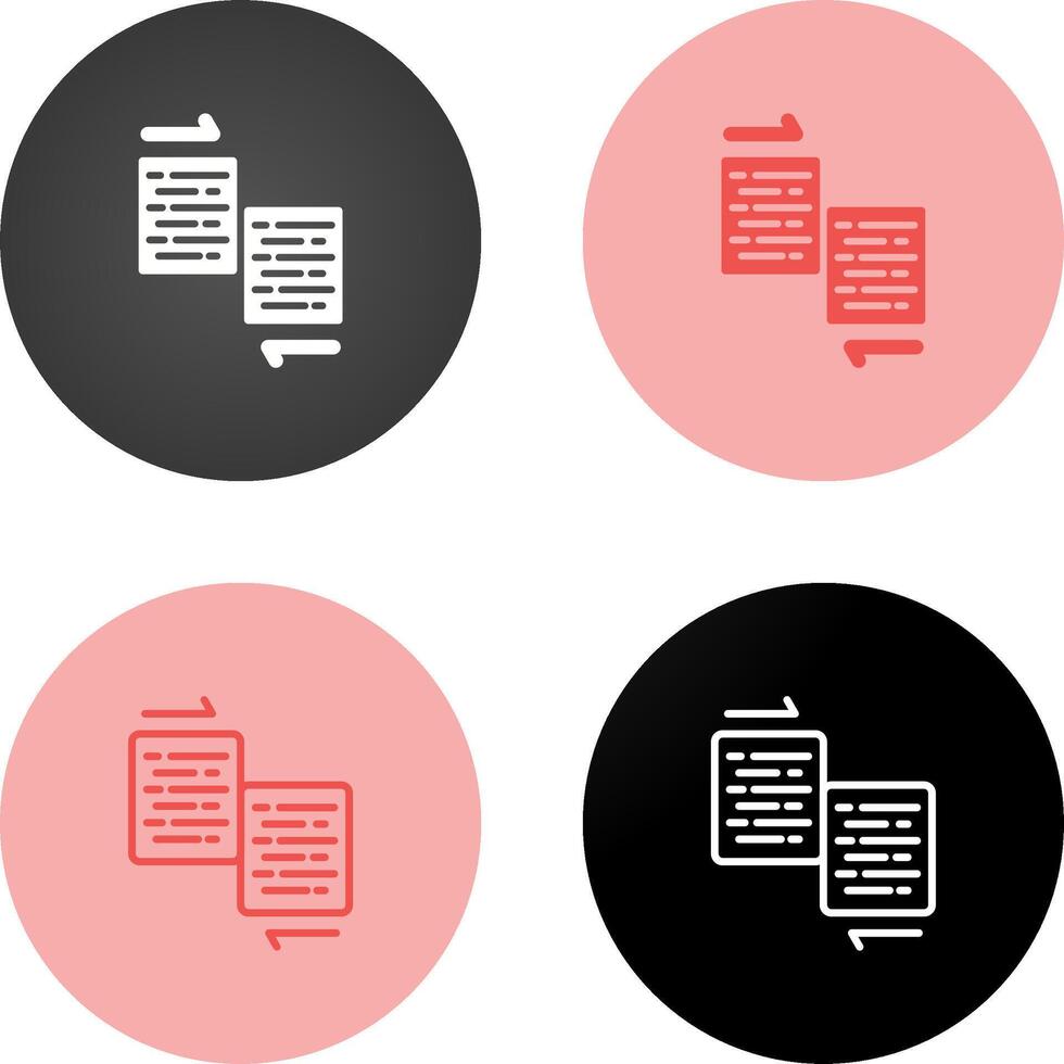 Document Merge Vector Icon