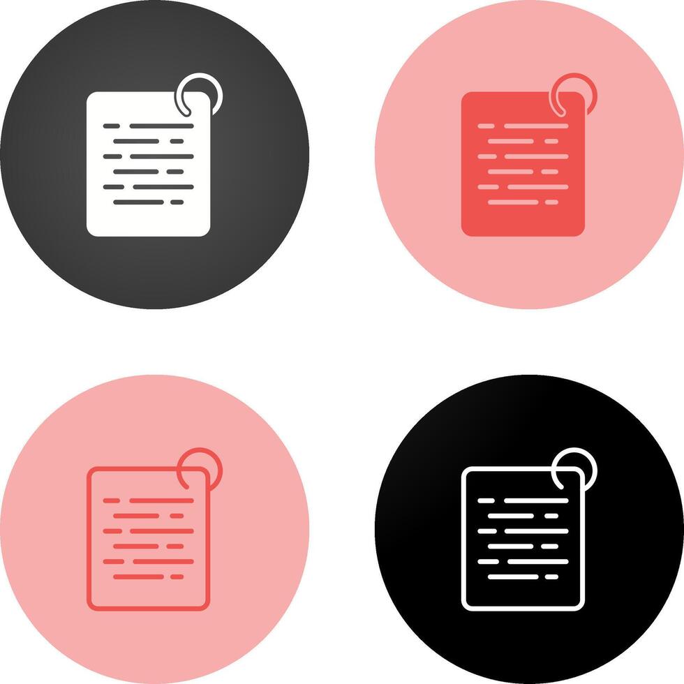 Document Vector Icon