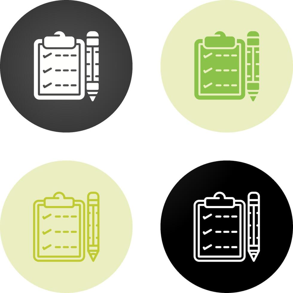 Writing pad Vector Icon