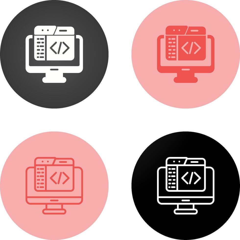 Code Editor Vector Icon