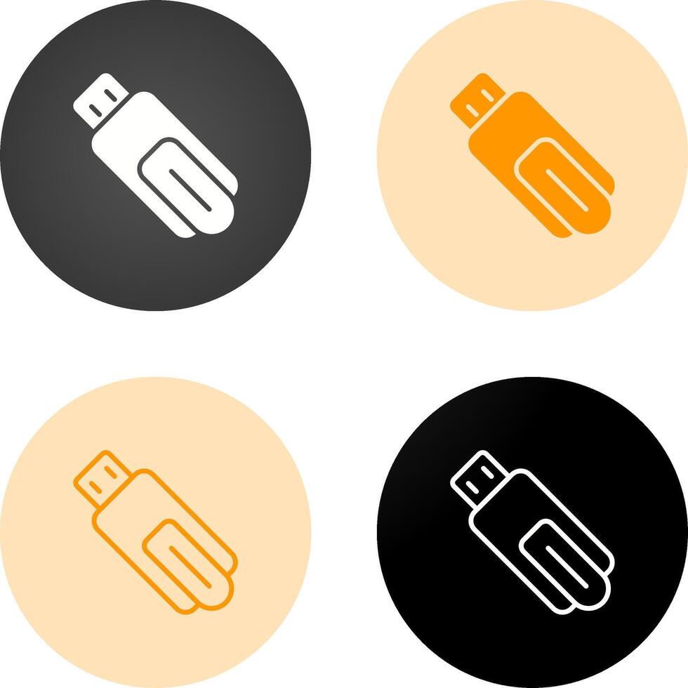 USB Flash Drive Vector Icon