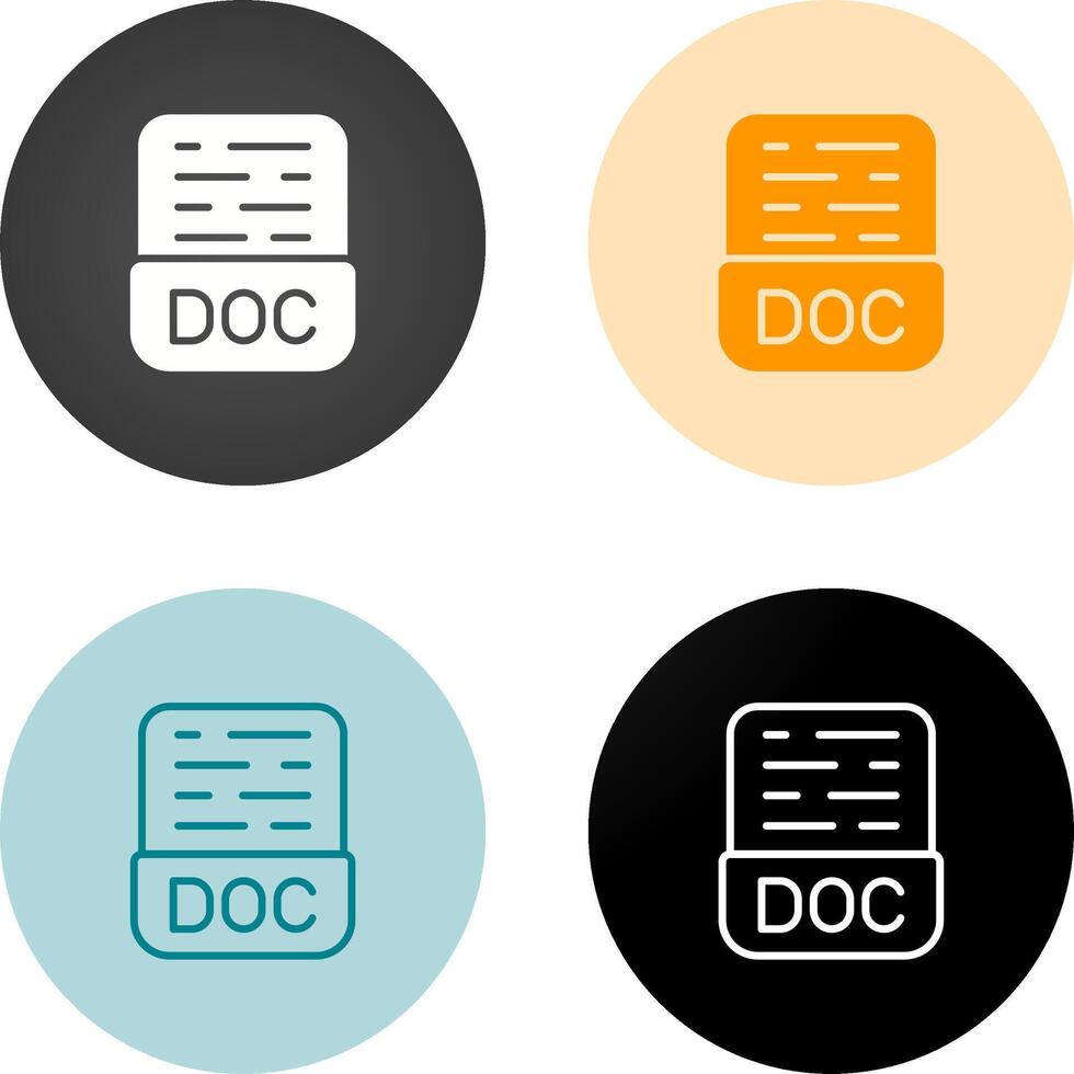 DOC Vector Icon