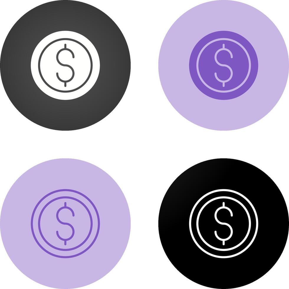 Usd Circle Vector Icon