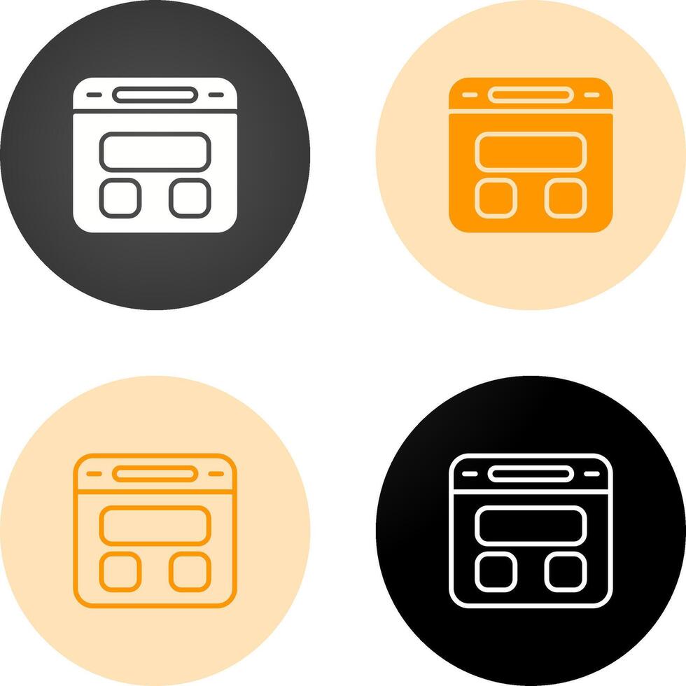 Browser Vector Icon