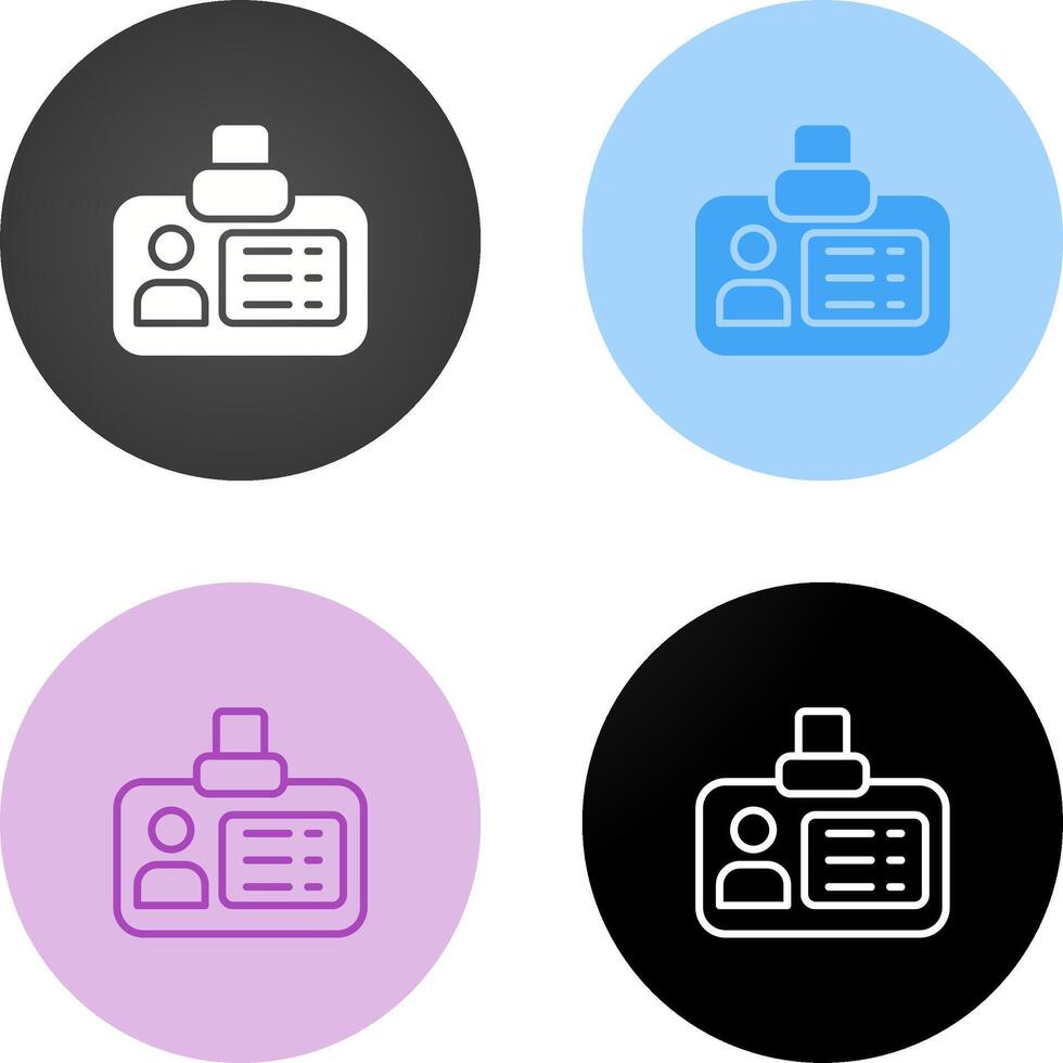 Id Card Vector Icon