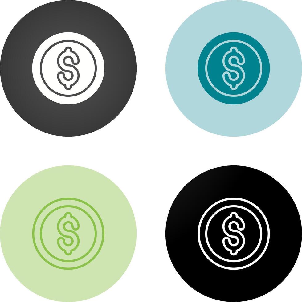 Usd Circle Vector Icon