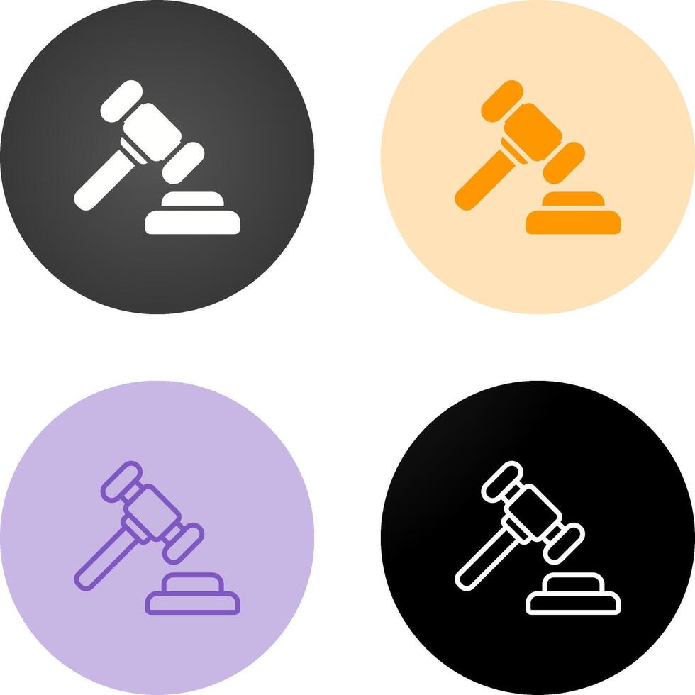Gavel Vector Icon