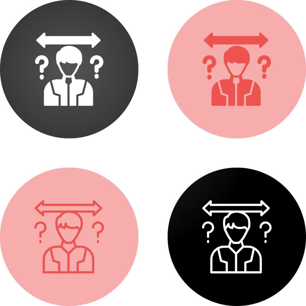 Uncertainty Vector Icon