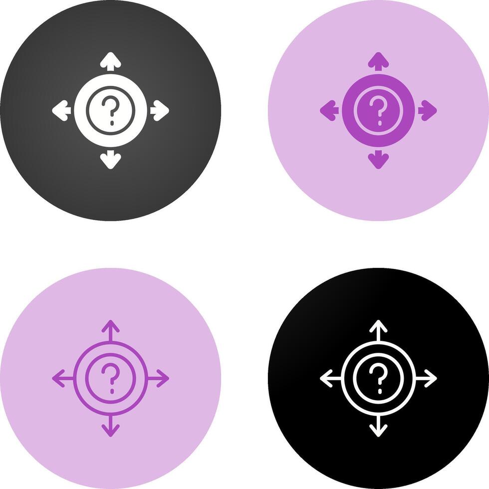 Uncertainty Vector Icon