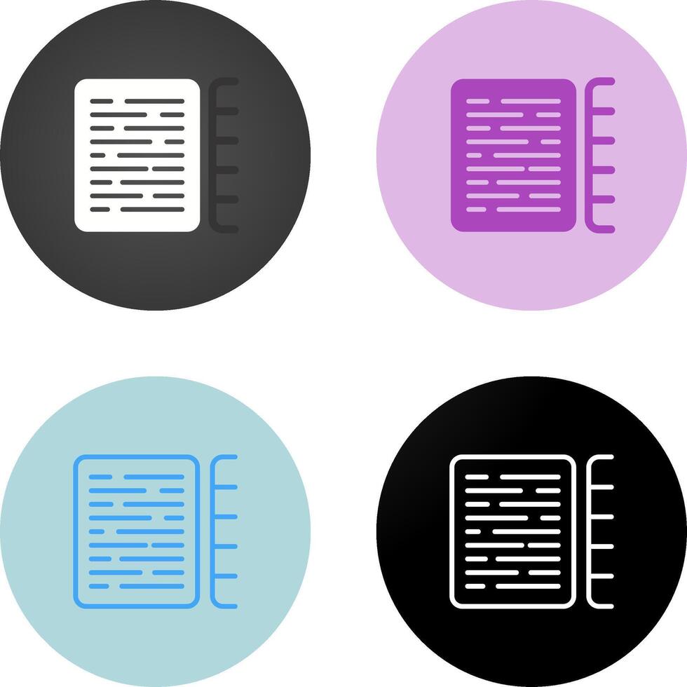 Document Indexing Vector Icon