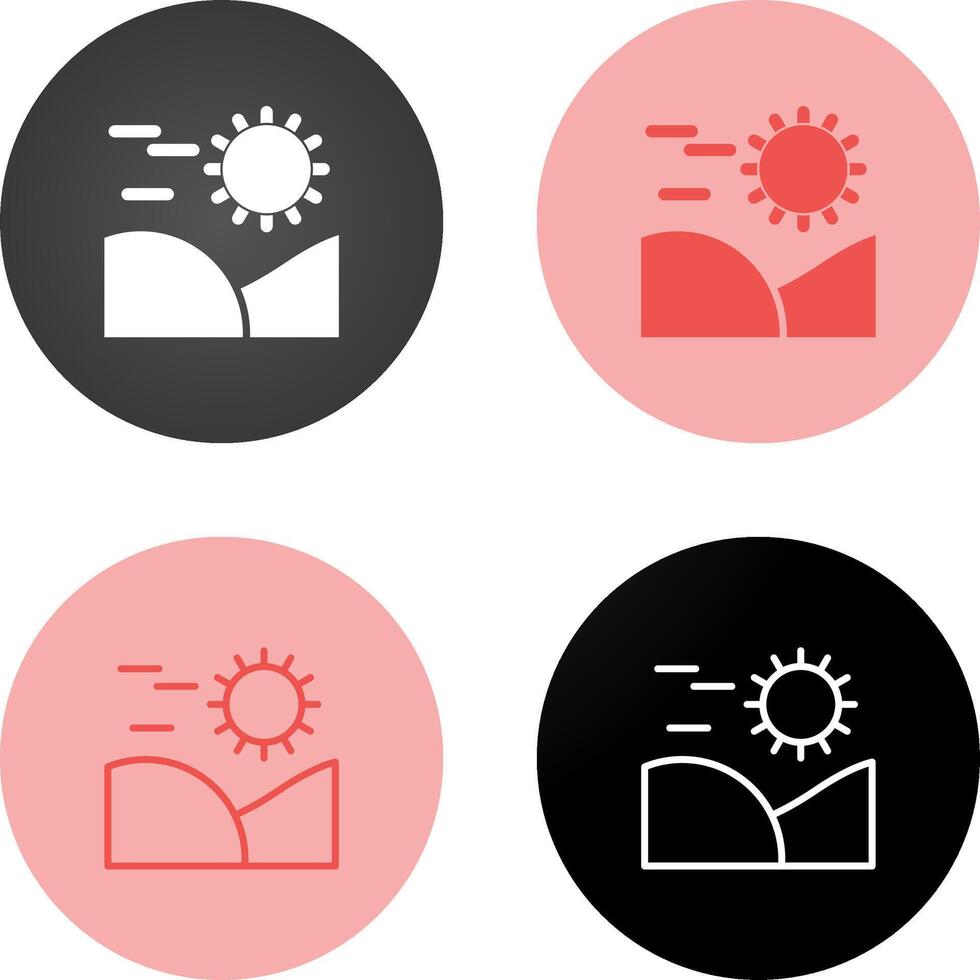 Desert Vector Icon