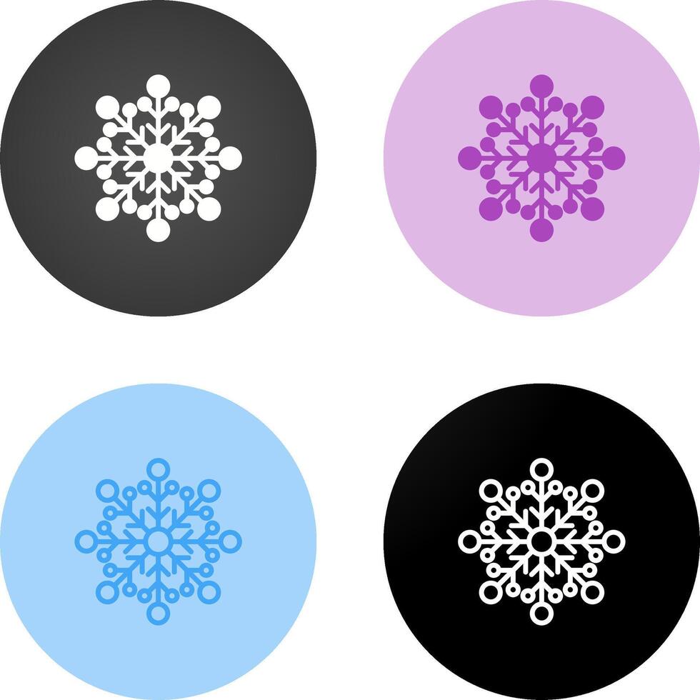 nieve vector icono