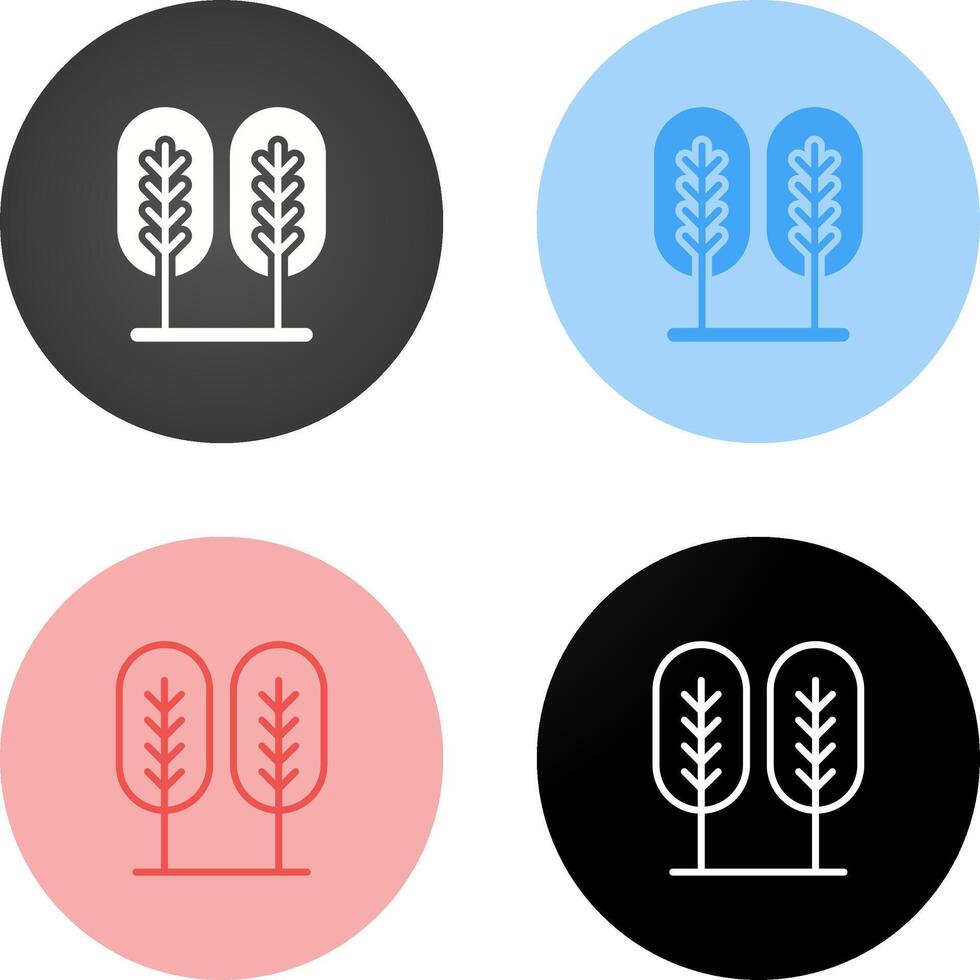 Birch tree Vector Icon