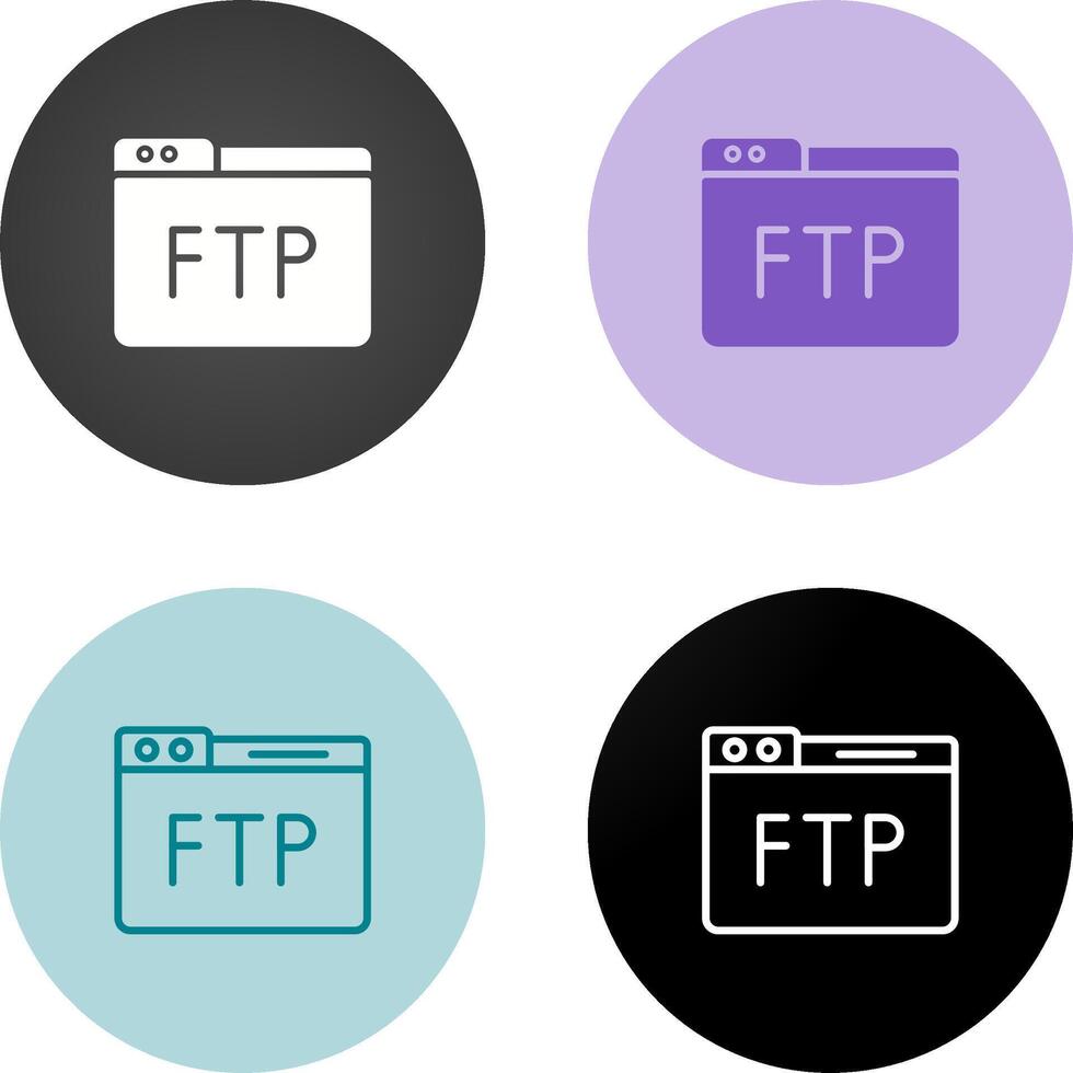 Ftp Vector Icon