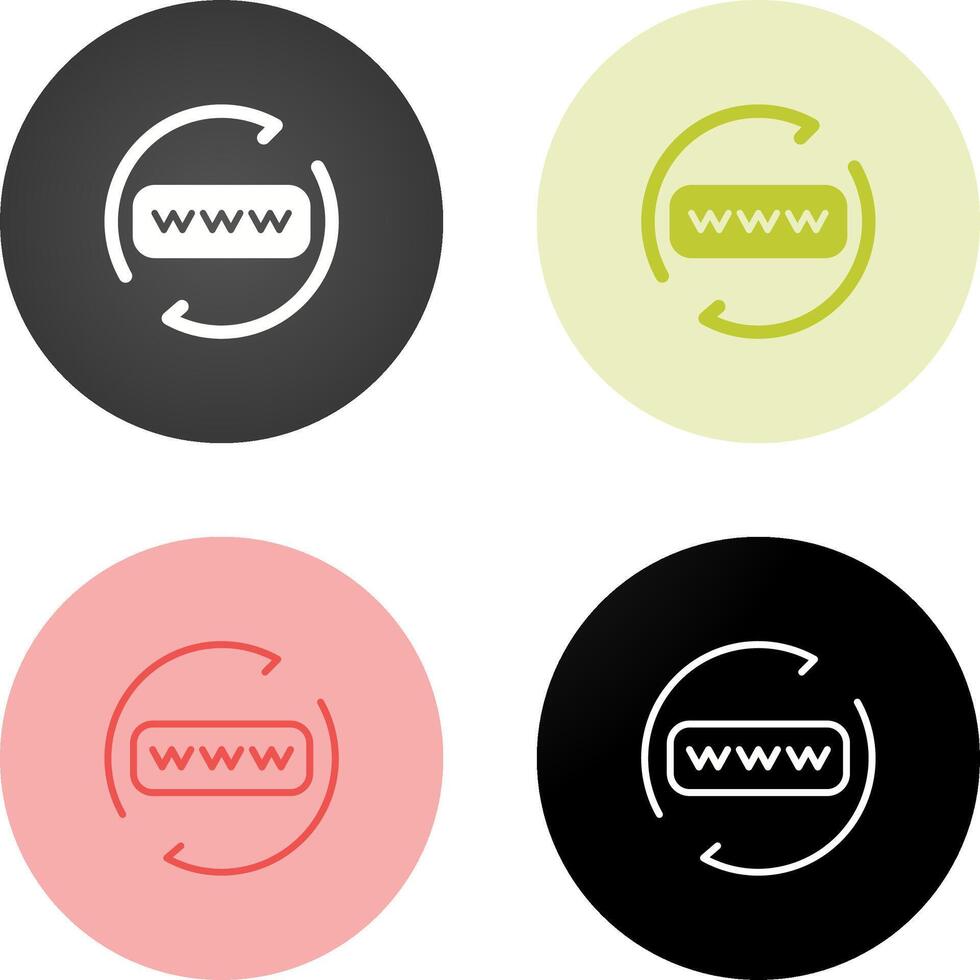 Domain Renewal Vector Icon