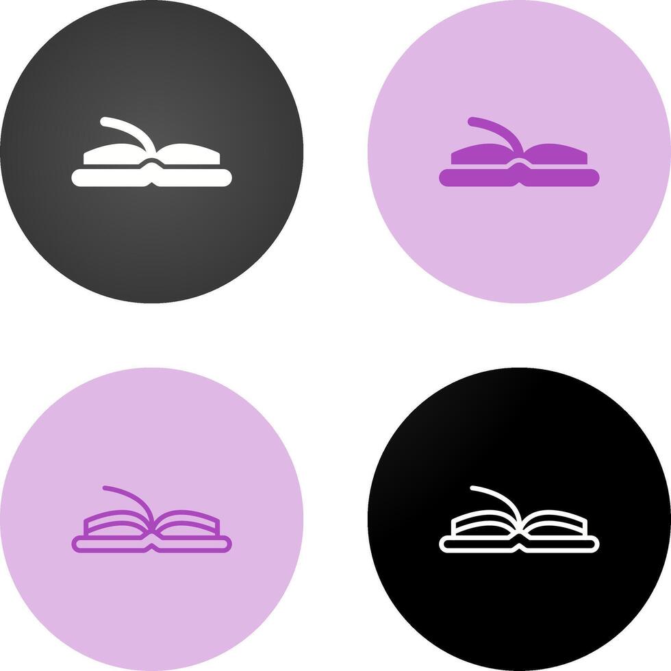 Reading Book Vector Icon