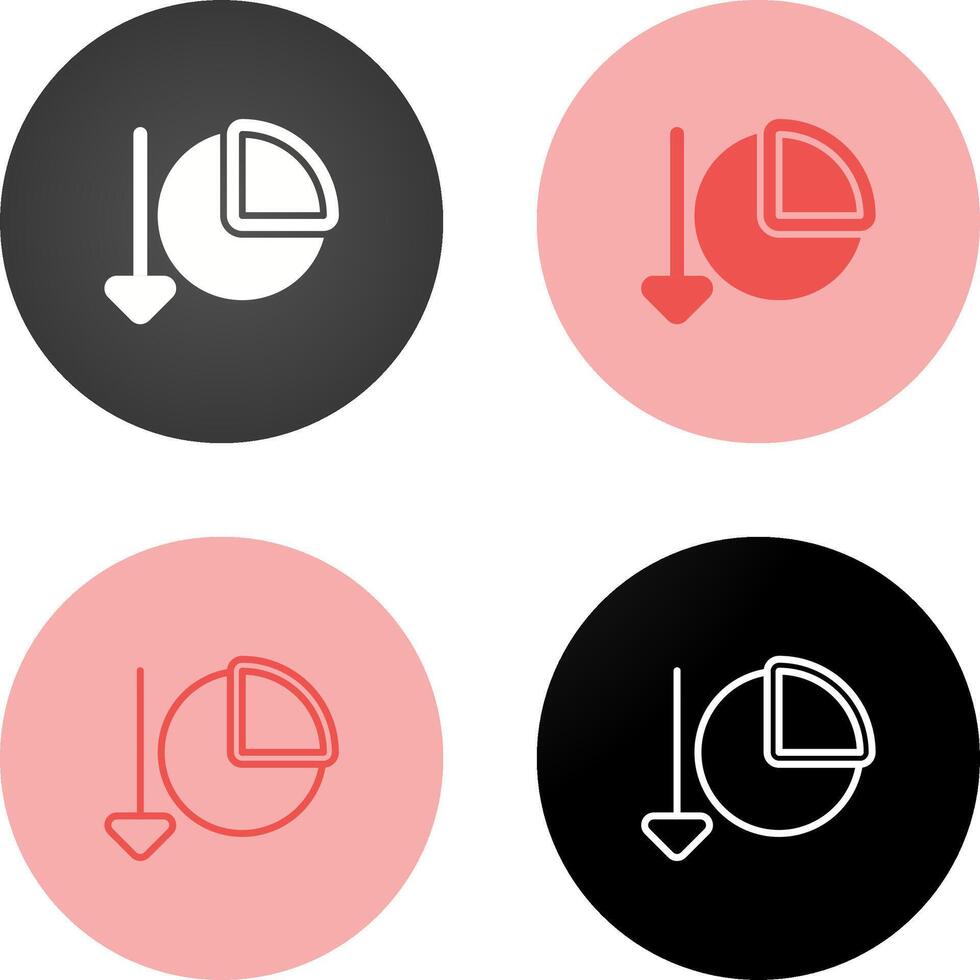 Chart Decreasing Vector Icon
