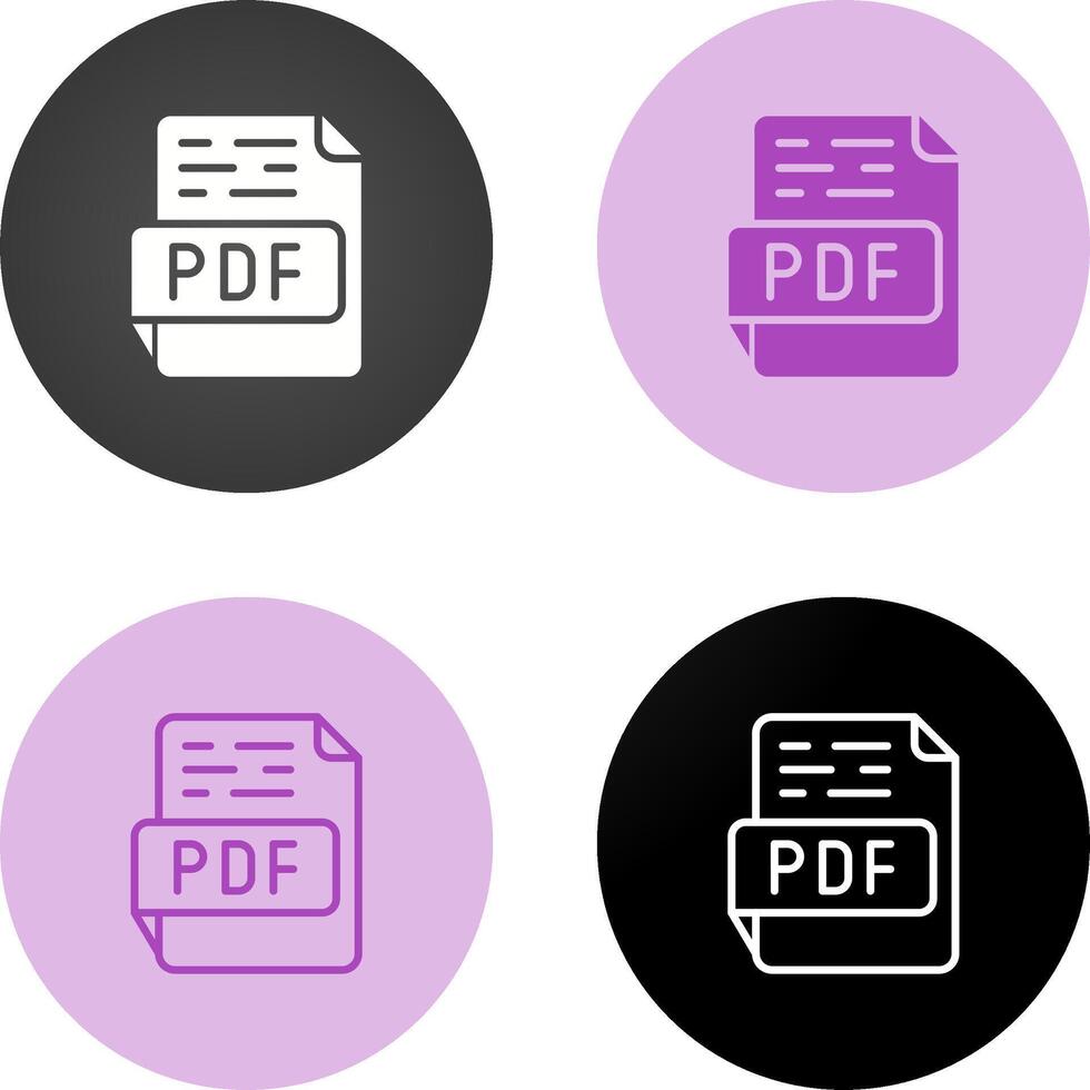 PDF Vector Icon