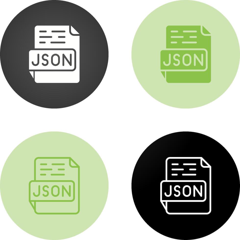 JSON Vector Icon