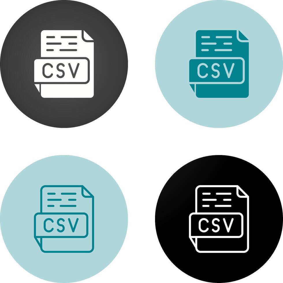 CSV Vector Icon