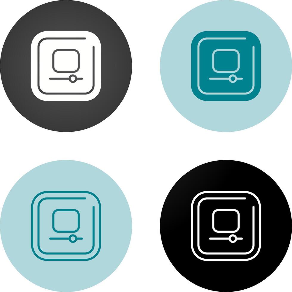 Video Stop Square Vector Icon