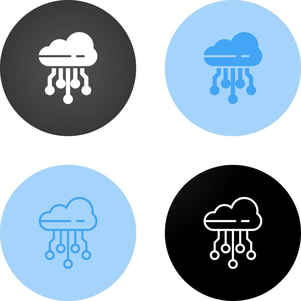 Cloud Computing Vector Icon