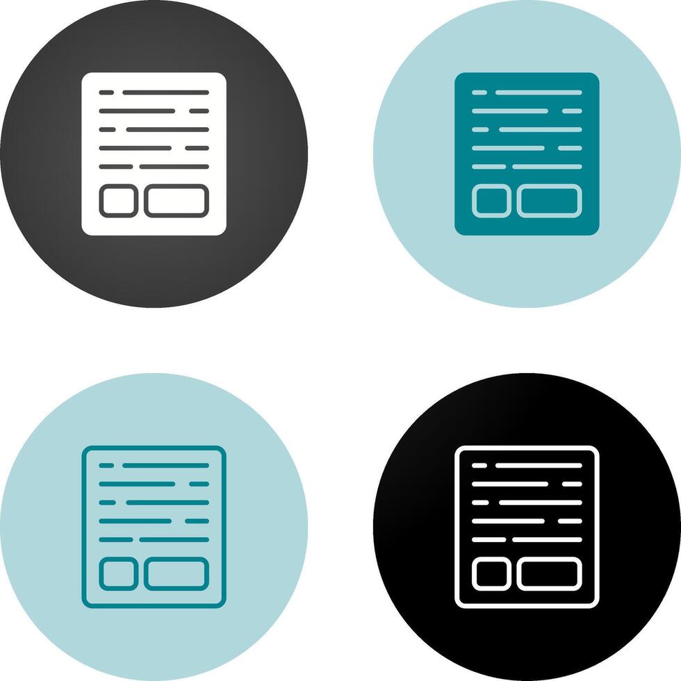 Document Vector Icon 40786772 Vector Art at Vecteezy