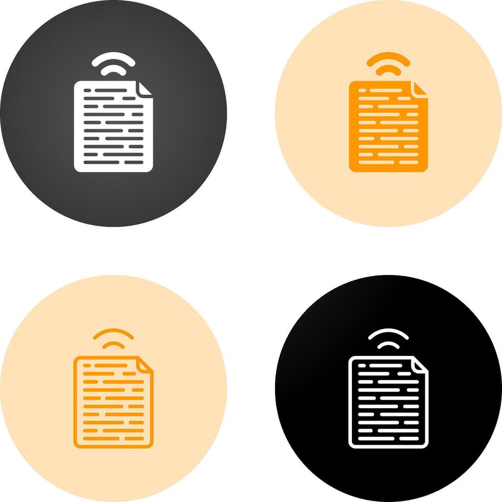 Document Vector Icon
